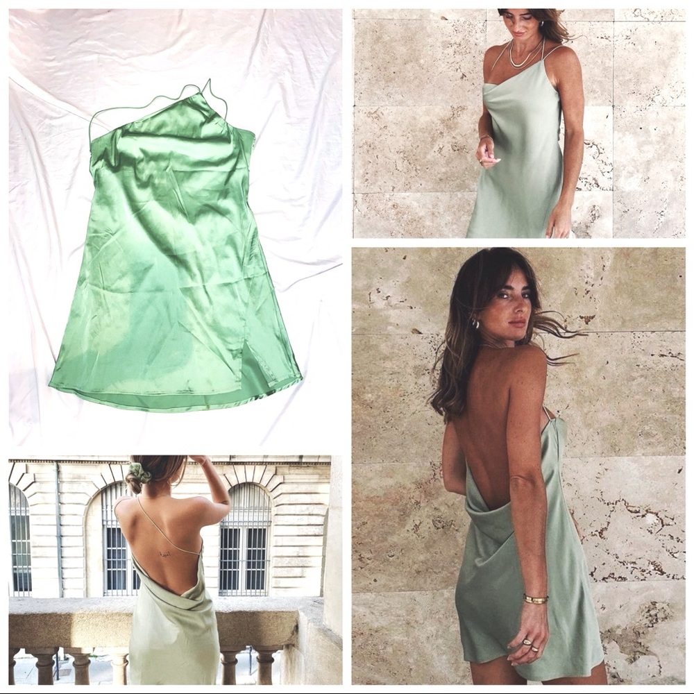 ❇️SHEIN Satin backless dress❇️